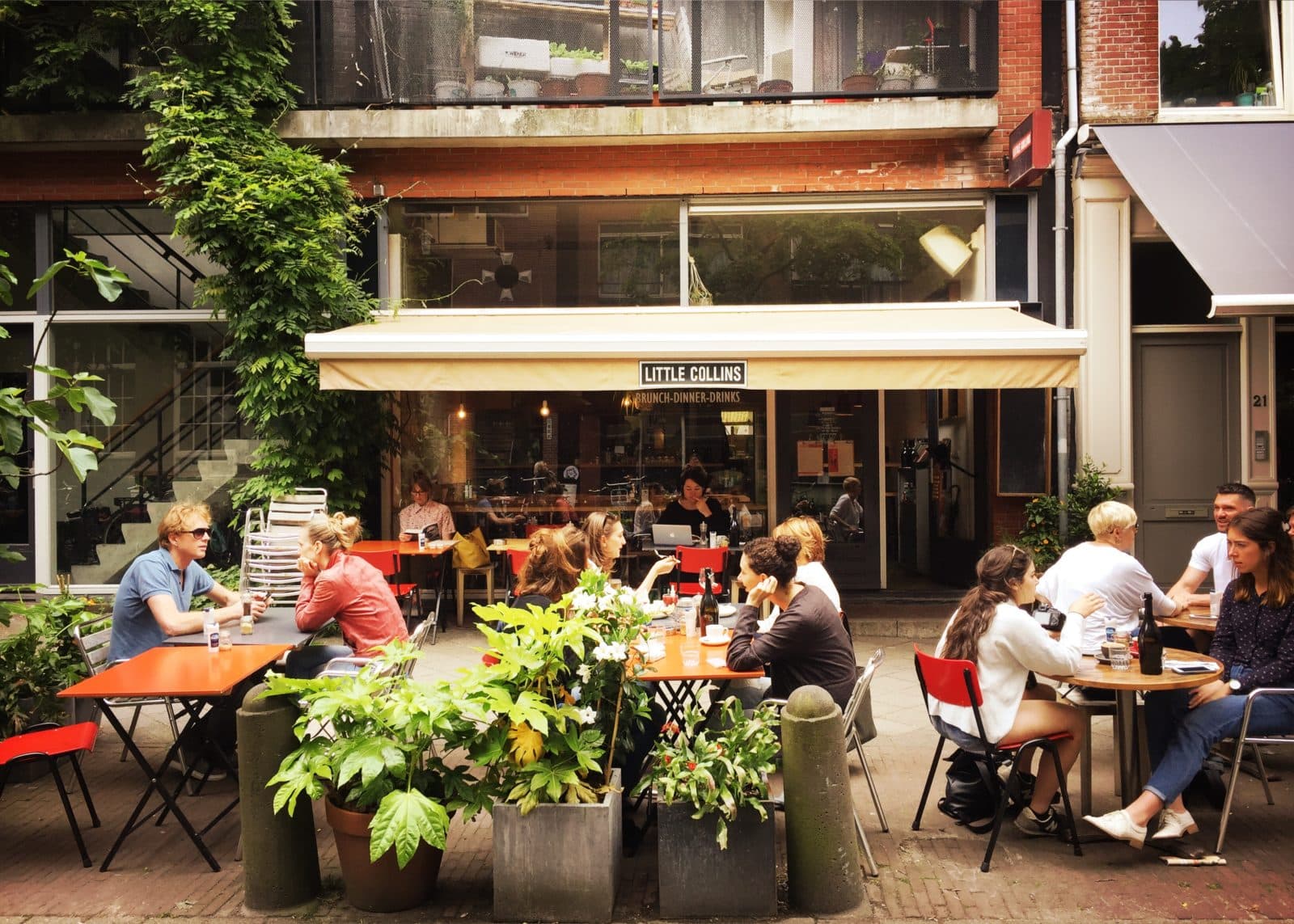 Favoriete lunchplekken met terras in Amsterdam